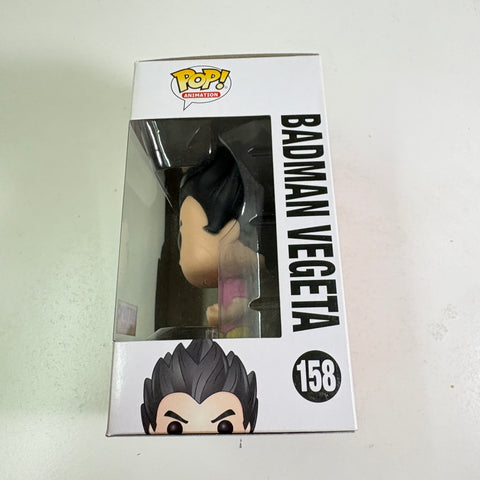 BOX FLAWS VIEW PHOTOS Vegeta Badman - Dragon Ball Z Funko Pop Vinyl Figure 158 Anime Exclusive