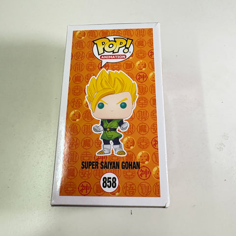 BOX FLAWS VIEW PHOTOS Super Saiyan Gohan - Dragon Ball Z Funko Pop Vinyl Figure 858 Anime Exclusive