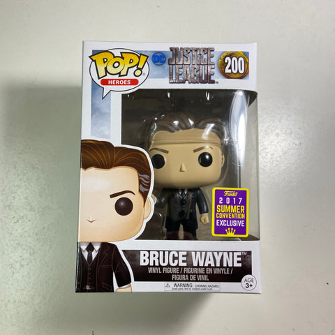Batman/Bruce Wayne (Justice League) - DC Funko Pop 200 Summer Convention 2017