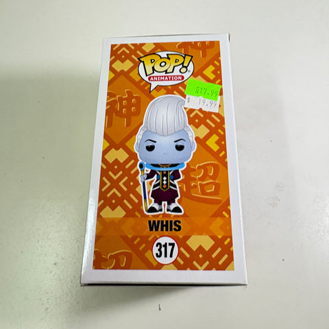 BOX FLAWS VIEW PHOTOS Whis - Dragon Ball Z Funko Pop Vinyl Figure 317 Anime