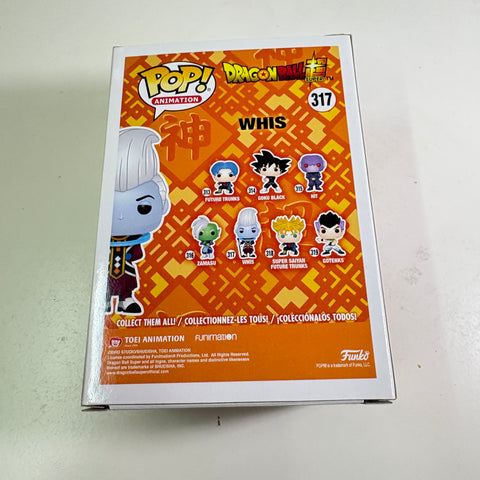 BOX FLAWS VIEW PHOTOS Whis - Dragon Ball Z Funko Pop Vinyl Figure 317 Anime