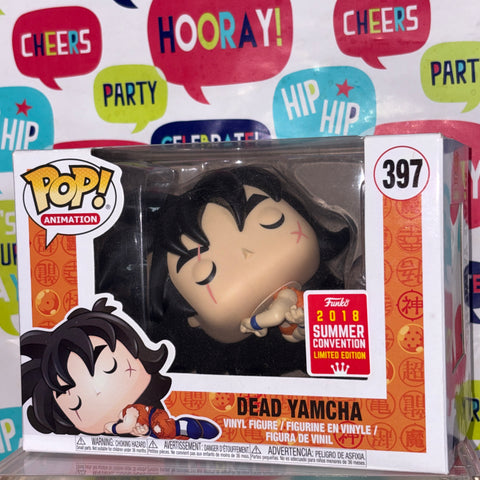 BOX FLAWS VIEW PHOTOS Dead Yamcha - Dragon Ball Z Funko Pop Vinyl Figure 397 Anime Exclusive