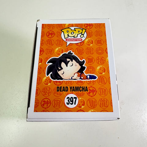 BOX FLAWS VIEW PHOTOS Dead Yamcha - Dragon Ball Z Funko Pop Vinyl Figure 397 Anime Exclusive
