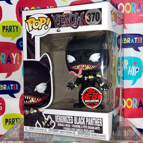Venomized Black Panther - Marvel Funko Pop 370 EB Games Exclusive