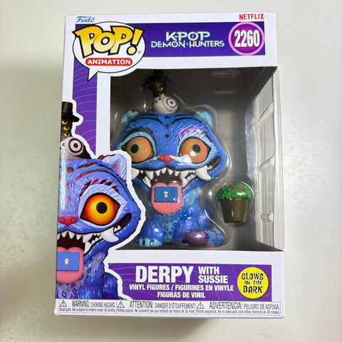 Kpop Demon Hunters - Derpy with Sussie Funko Pop 2260 Glow in the Dark
