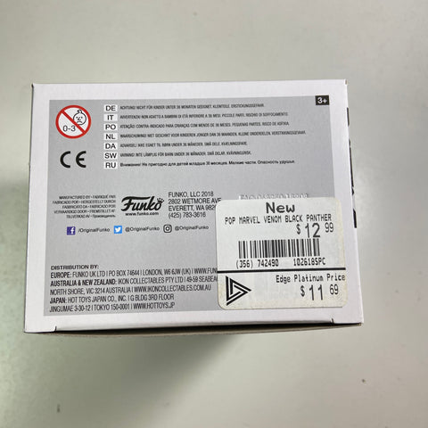 Venomized Black Panther - Marvel Funko Pop 370 EB Games Exclusive