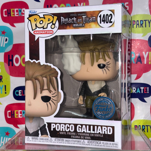 Attack on Titan - Porco Galliard Funko Pop 1402 Exclusive