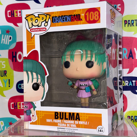 BOX FLAWS VIEW PHOTOS Bulma - Dragon Ball Z Funko Pop Vinyl Figure 108 Anime