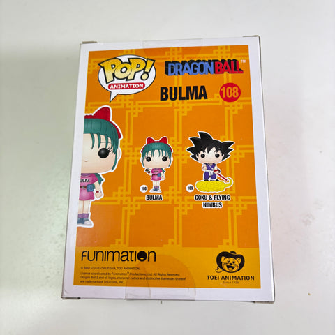 BOX FLAWS VIEW PHOTOS Bulma - Dragon Ball Z Funko Pop Vinyl Figure 108 Anime