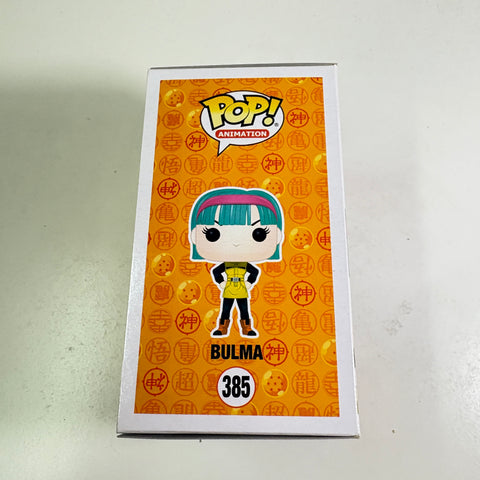 BOX FLAWS VIEW PHOTOS Bulma - Dragon Ball Z Funko Pop Vinyl Figure 385 Anime