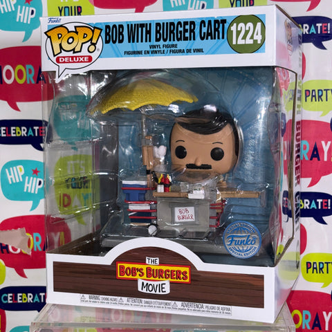Bob Belcher with Burger Cart - Bob's Burgers Funko Pop 1224 Vinyl Figure Exclusive
