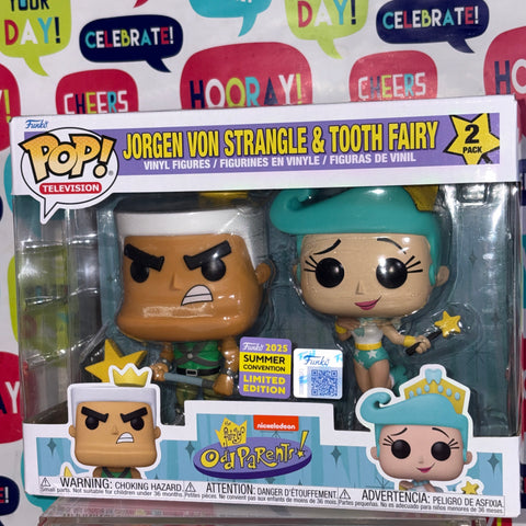 Jorgen Von Strangle & Tooth Fairy - Fairly Odd Parents Funko Pop Vinyl Figure 2-Pack