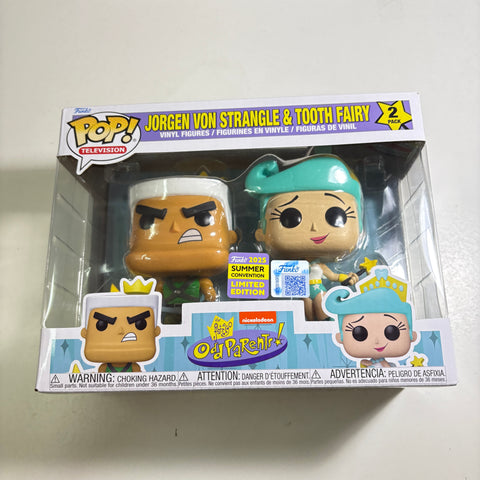 Jorgen Von Strangle & Tooth Fairy - Fairly Odd Parents Funko Pop Vinyl Figure 2-Pack