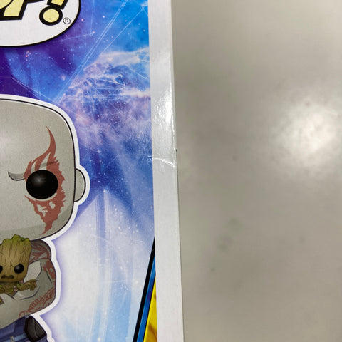 Guardians of The Galaxy - Drax with Groot Marvel Funko Pop 262 FYE Exclusive