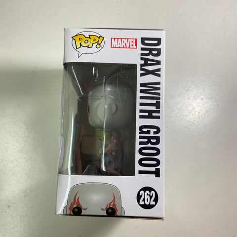 Guardians of The Galaxy - Drax with Groot Marvel Funko Pop 262 FYE Exclusive