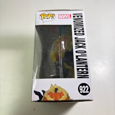 BOX FLAWS VIEW PHOTOS Venomized Jack O'Lantern - Marvel Venom Funko Pop Vinyl Figure 922 Exclusive