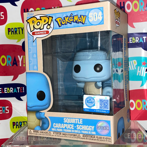 Squirtle (Soft Colour) - Pokemon Funko Pop 504