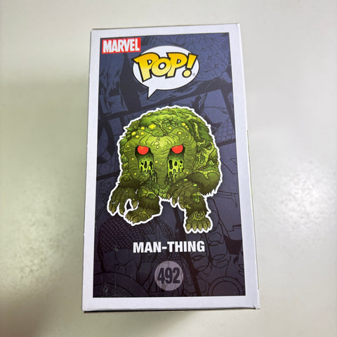 BOX FLAWS VIEW PHOTOS Man-Thhing - Marvel Funko Pop Vinyl Figure 492 Exclusive