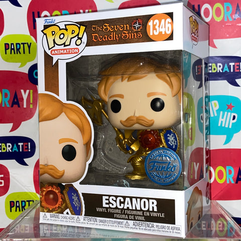 The Seven Deadly Sins - Escanor (Metallic) Funko Pop 1346 Exclusive