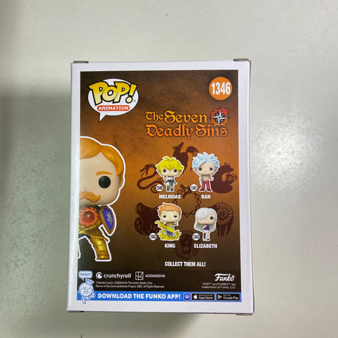 The Seven Deadly Sins - Escanor (Metallic) Funko Pop 1346 Exclusive