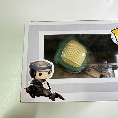 BOX FLAWS VIEW PHOTOS Luke Skywalker with Speeder Bike - Star Wars Funko Pop Vinyl Figure 229