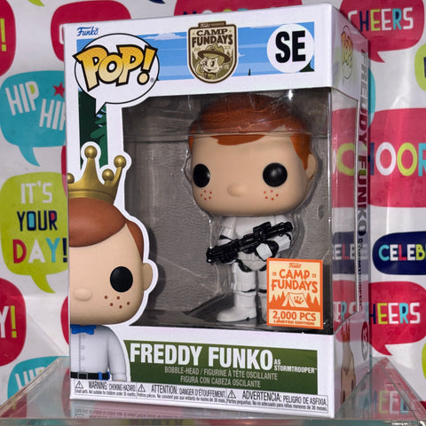 Freddy Funko as Stormtrooper - Star Wars Funko Pop Vinyl Figure Camp Fundays Exclusive 2000 PCs
