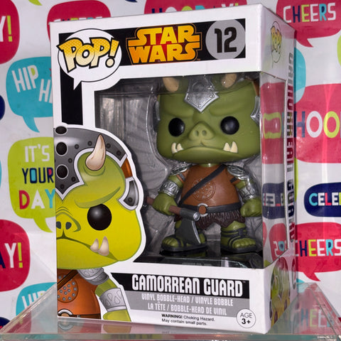 BOX FLAW VIEW PHOTOS Gamorrean Guard - Star Wars Funko Pop 12 Vinyl Figure