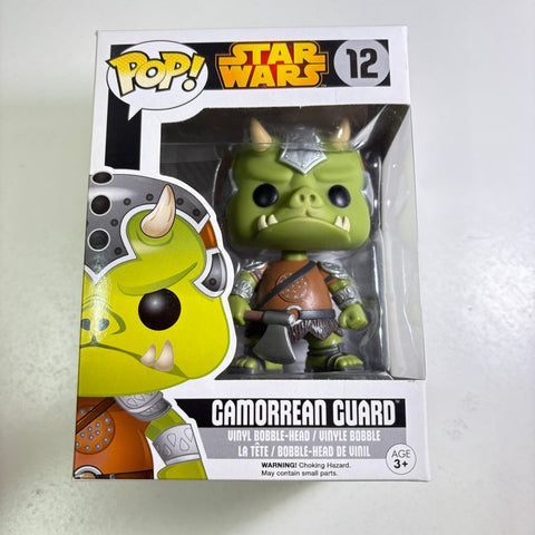 BOX FLAW VIEW PHOTOS Gamorrean Guard - Star Wars Funko Pop 12 Vinyl Figure