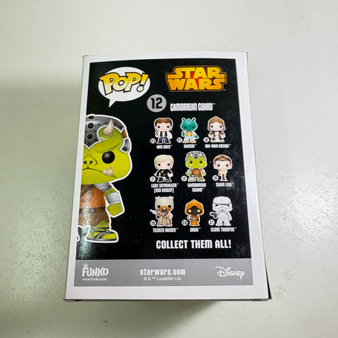 BOX FLAW VIEW PHOTOS Gamorrean Guard - Star Wars Funko Pop 12 Vinyl Figure