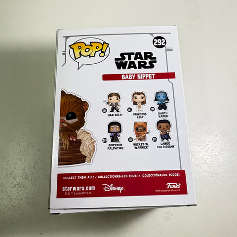 Baby Nippet (FLOCKED) - Star Wars Funko Pop 292 Vinyl Figure Exclusive
