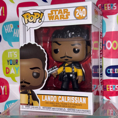 BOX FLAWS VIEW PHOTOS Lando Calrissian - Star Wars Funko Pop 240 Vinyl Figure