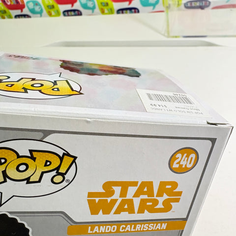 BOX FLAWS VIEW PHOTOS Lando Calrissian - Star Wars Funko Pop 240 Vinyl Figure