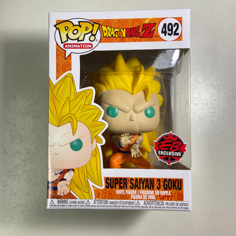 Dragon Ball Z - Goku (Super Saiyan 3) Funko Pop 492 EB Games Exclusive