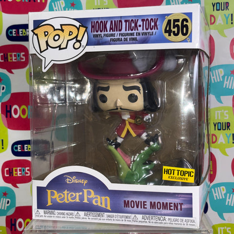 Hook & Tick-tock - Peter Pan Disney Funko Pop 456 Vinyl Figure (22.8 Cm L × 16.5 Cm W × 14 Cm H)