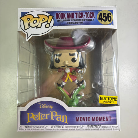 Hook & Tick-tock - Peter Pan Disney Funko Pop 456 Vinyl Figure (22.8 Cm L × 16.5 Cm W × 14 Cm H)
