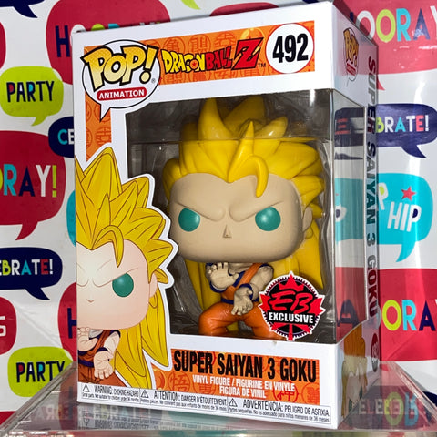 Dragon Ball Z - Goku (Super Saiyan 3) Funko Pop 492 EB Games Exclusive