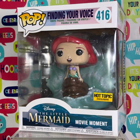 Finding Your Voice Ariel - The Little Mermaid Disney Funko Pop 416 Vinyl Figure (22.8 Cm L × 16.5 Cm W × 14 Cm H)