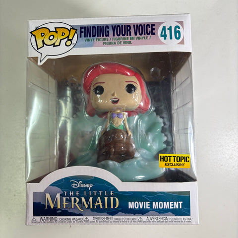 Finding Your Voice Ariel - The Little Mermaid Disney Funko Pop 416 Vinyl Figure (22.8 Cm L × 16.5 Cm W × 14 Cm H)