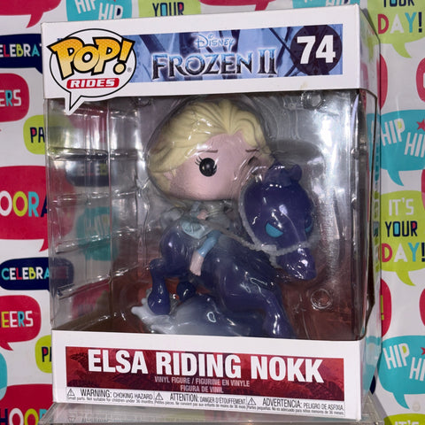 Elsa Riding Nokk - Frozen II Disney Funko Pop 74 Vinyl Figure (22.8 Cm L × 16.5 Cm W × 14 Cm H)
