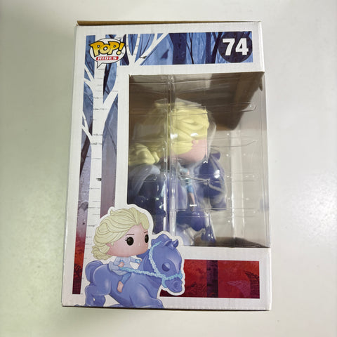 Elsa Riding Nokk - Frozen II Disney Funko Pop 74 Vinyl Figure (22.8 Cm L × 16.5 Cm W × 14 Cm H)