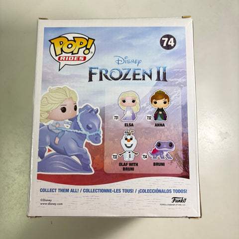 Elsa Riding Nokk - Frozen II Disney Funko Pop 74 Vinyl Figure (22.8 Cm L × 16.5 Cm W × 14 Cm H)