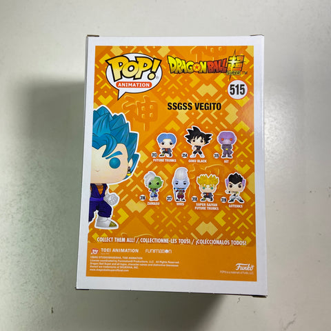 Dragon Ball Z - Vegito (SSGSS/Super Saiyan Blue) Funko Pop 515 Hot Topic Exclusive