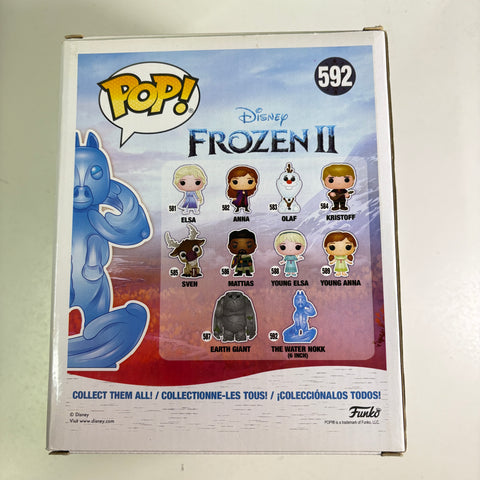 BOX FLAWS VIEW PHOTOS Water Nokk - Frozen II Disney Funko Pop 592 Vinyl Figure (22.8 Cm L × 16.5 Cm W × 14 Cm H)