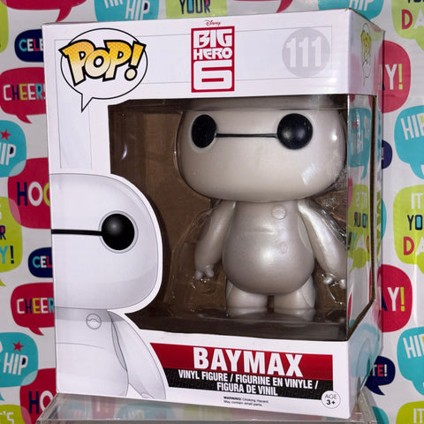 BOX FLAWS VIEW PHOTOS Baymax - Big Hero 6 Disney Funko Pop 111 Vinyl Figure (22.8 Cm L × 16.5 Cm W × 14 Cm H)
