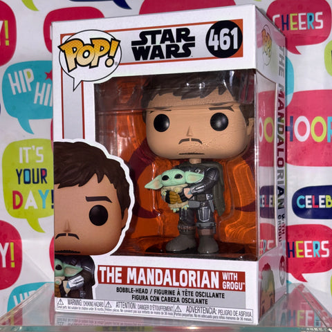 The Mandalorian with Grogu - Star Wars Funko Pop 461 Vinyl Figure