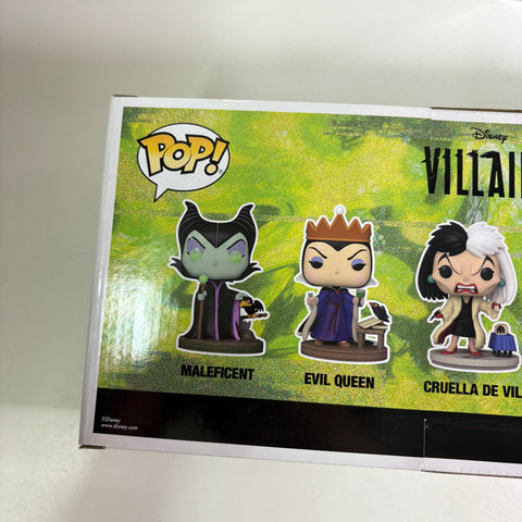 Maleficent/Evil Queen/Cruella De Vil/Captain Hook Disney Funko Pop Vinyl Figures (36.8 Cm L × 9.5 Cm W × 15.9 Cm H)
