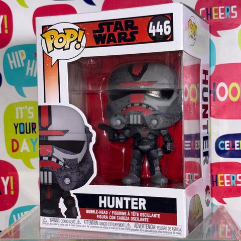 BOX DAMAGE VIEW PHOTOS Hunter - Bad Batch Star Wars Funko Pop 446 Vinyl Figure