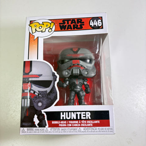 BOX DAMAGE VIEW PHOTOS Hunter - Bad Batch Star Wars Funko Pop 446 Vinyl Figure
