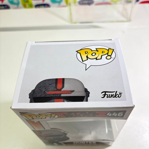 BOX DAMAGE VIEW PHOTOS Hunter - Bad Batch Star Wars Funko Pop 446 Vinyl Figure