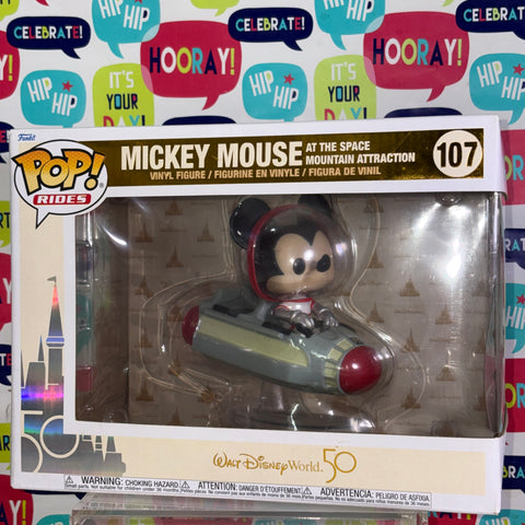 Mickey Mouse at The Space Mountain Attraction - Disney Funko Pop 107 Vinyl Figure (33.0 Cm L × 12.1 Cm W × 20.3 Cm H)